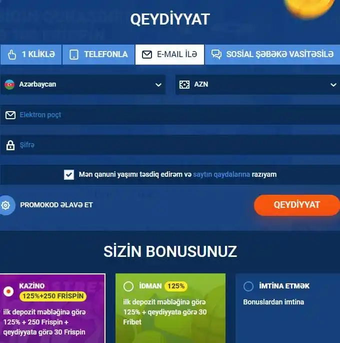 Mostbet Qeydiyyat və Giriş